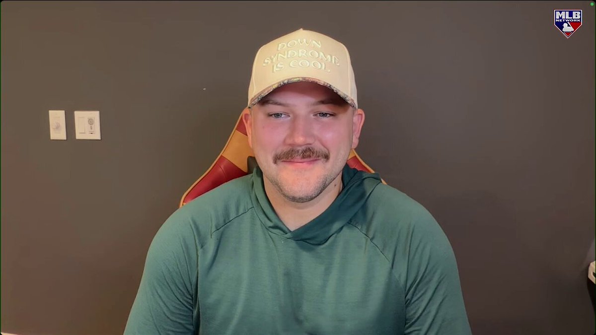 .@Rangers slugger Jake Burger is making a big impact in the Down Syndrome community ❤️

@Burgatron13 joined us on #MLBNHotStove to discuss his inaugural Lucky Classic Charity Softball Game, the Burger Family Foundation and his family's story. 