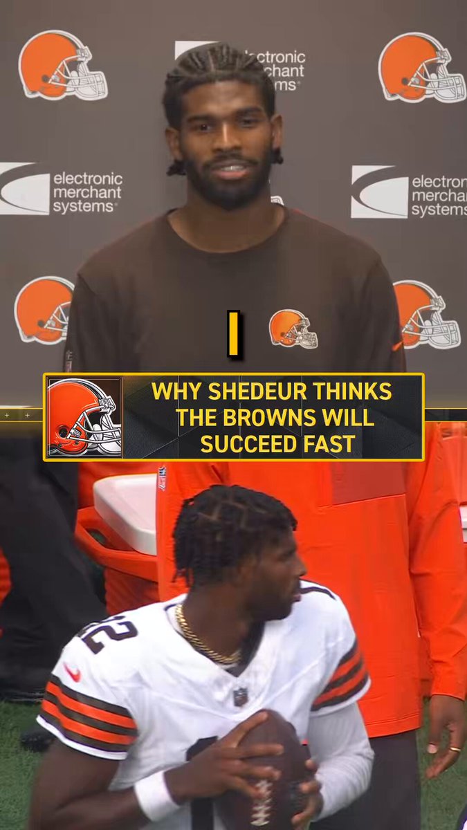 Do you think Shedeur will get his first win with the Browns on Sunday against the Raiders? 🤔

(via @Browns) 