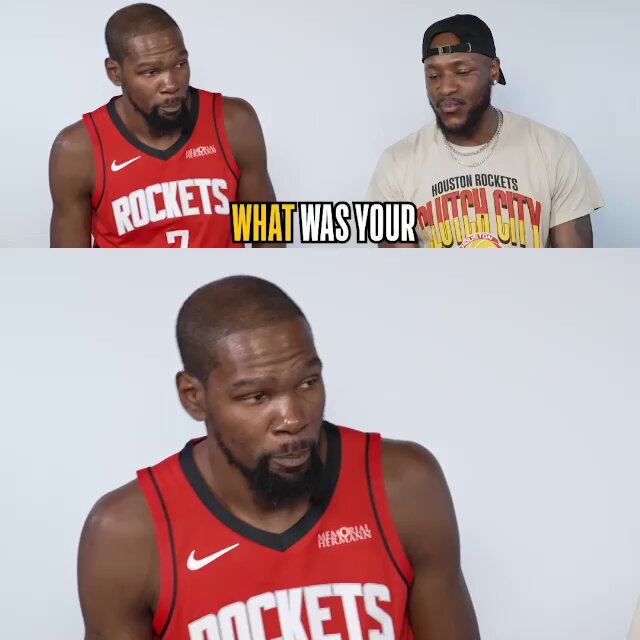 KD's "welcome to the NBA" moment? Delivered by none other than Kobe Bryant 🐍

Nearly 18 years later, Durant leads the Rockets in a primetime battle vs. Cleveland!

📺 7:00pm/et on ESPN 