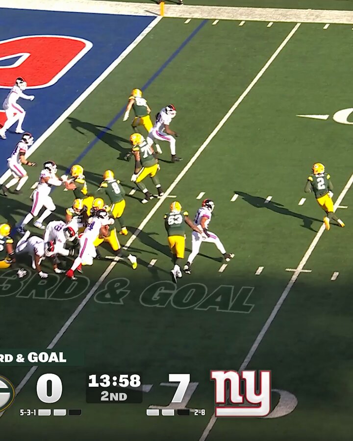 Christian Watson’s two scores came on a pair of tough contested grabs 🔥 