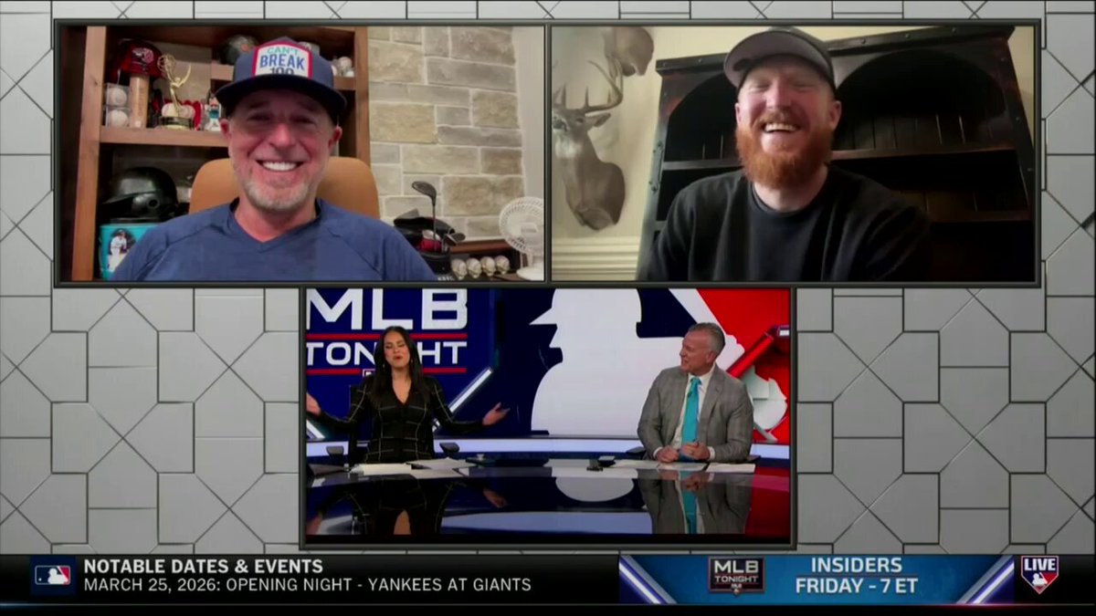 As expected, @KMillar15 and Dustin May were a hilarious duo at the @CapitalOne MLB Open 🤣

The Red Sox pair join #MLBTonight to talk about how much fun the event was. 