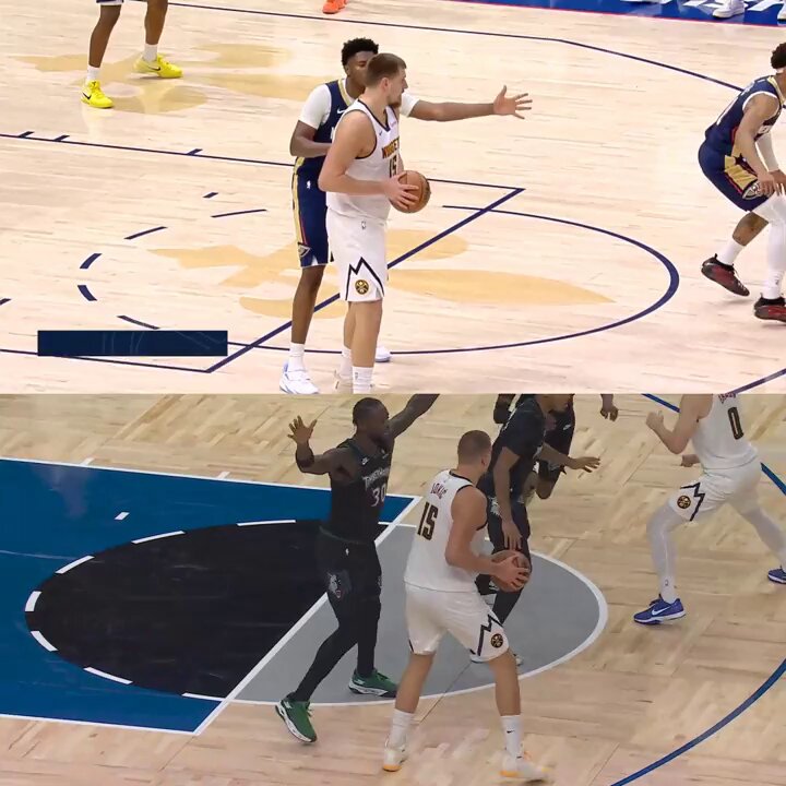 Dime so nice, he did it twice 🤩

Nikola Jokić dropped nearly identical behind-the-back assists on 10/27 and last night... 

In 2 of DEN's 11 early-season wins! 