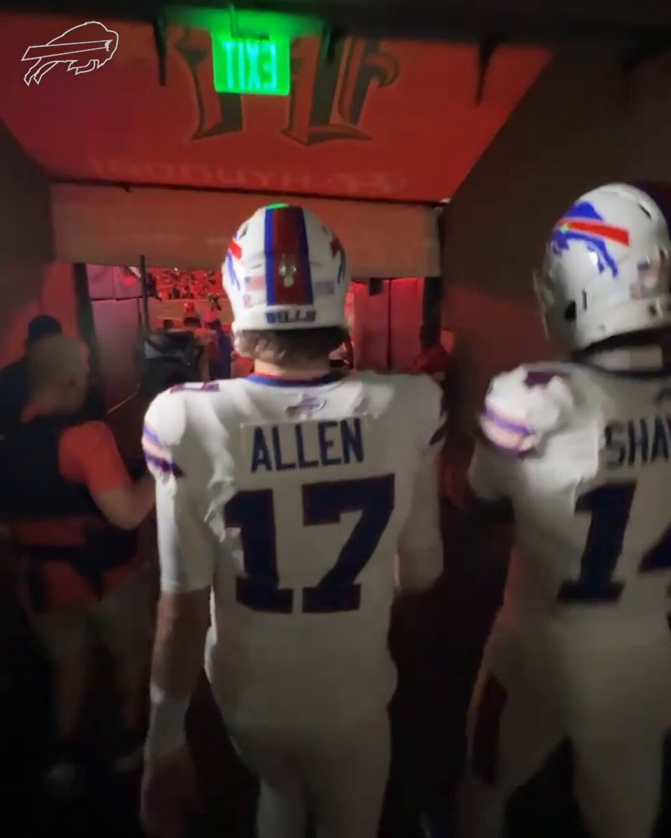 TNF READY‼️

@JoshAllenQB | #BillsMafia 