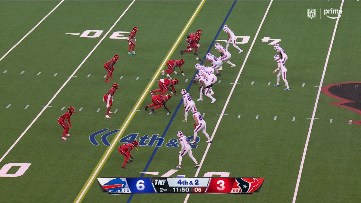 Josh Allen with a perfectly placed ball to Ty Johnson on 4th and 2

BUFvsHOU on Prime Video
Also streaming on @NFLPlus 