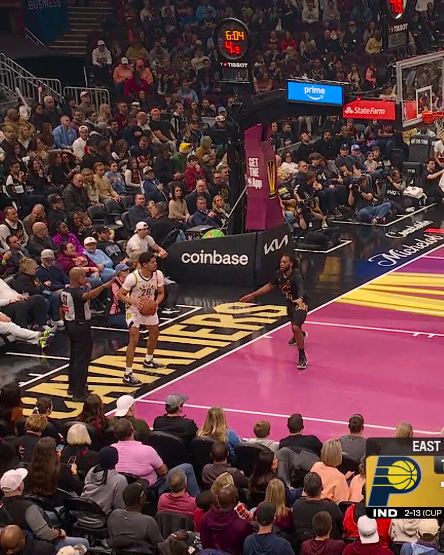 tough finish from Andrew Nembhard 💪

he has 10 points already. 