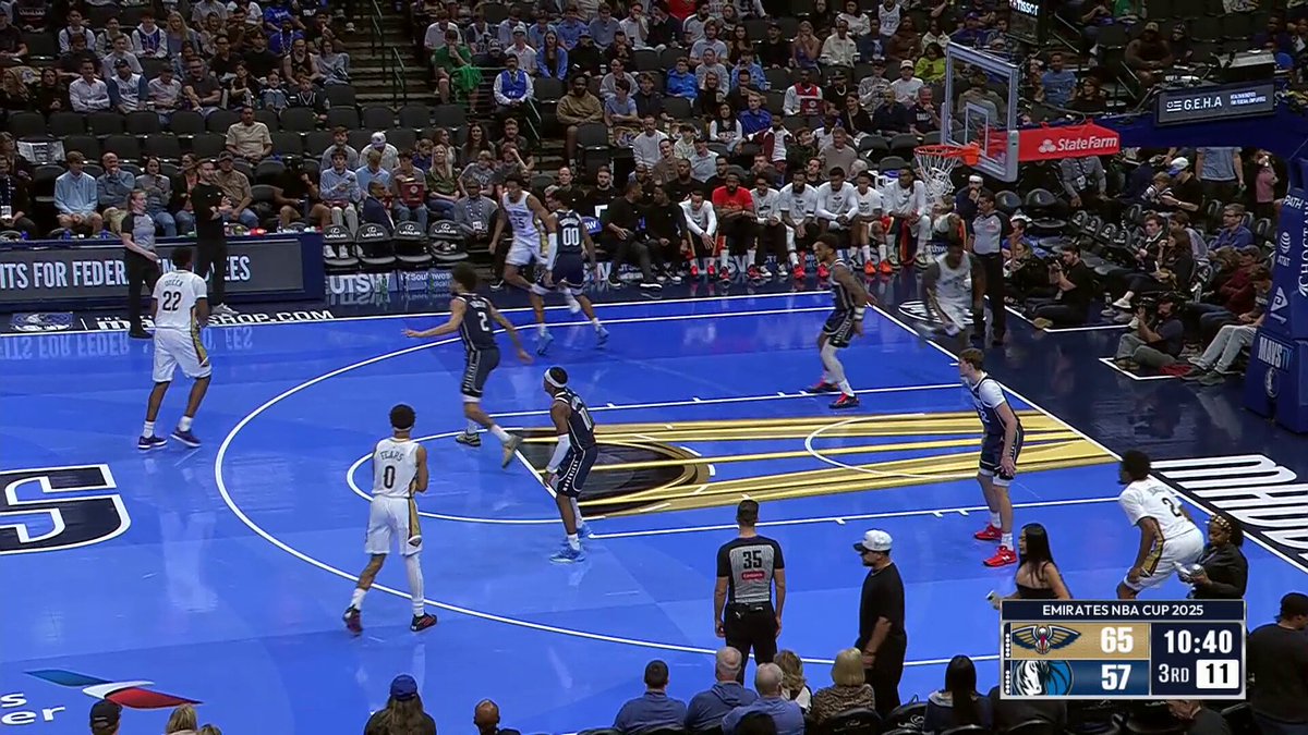 that Derik Queen spin move is a thing of beauty 