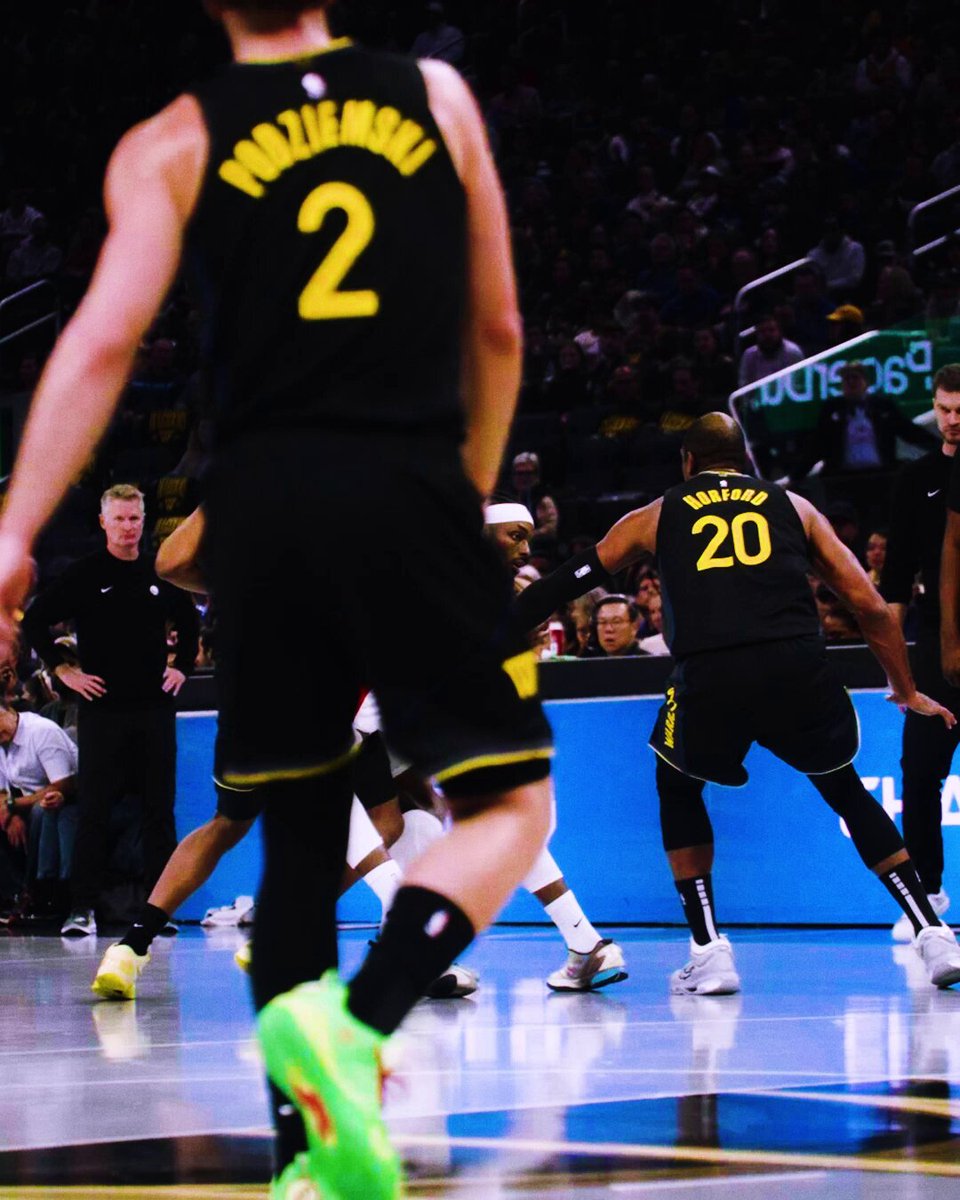 Strength on display. 