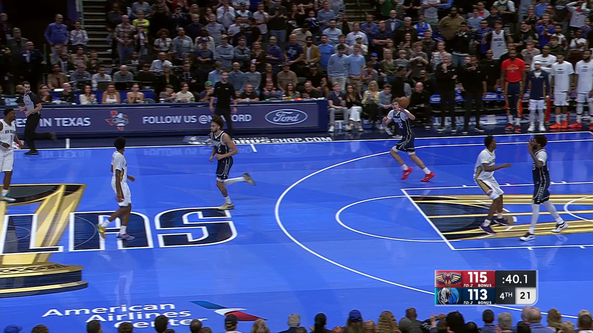 NAJI MARSHALL WINS IT FOR THE MAVS 

Dallas secures the West Group B victory!