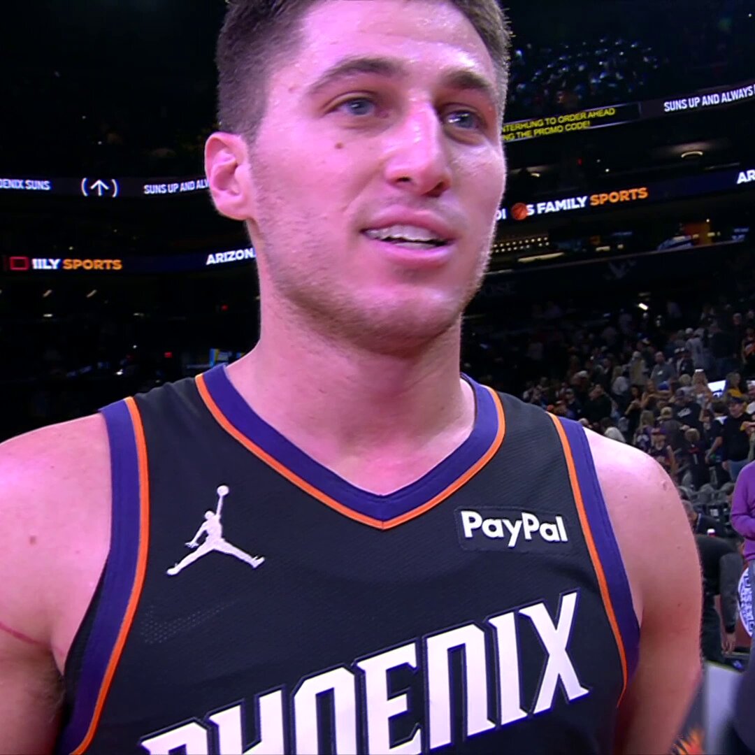 "No quit mentality. That was fun." 

Collin Gillespie on his @emirates NBA Cup game-winner for the Suns 😤  