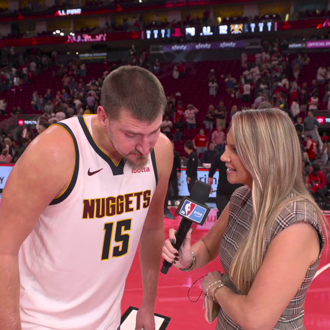 "We knew this was going to be a physical game. They're a really good team."

Joker gives credit to the Rockets after a hard-fought @emirates NBA Cup battle 💪 