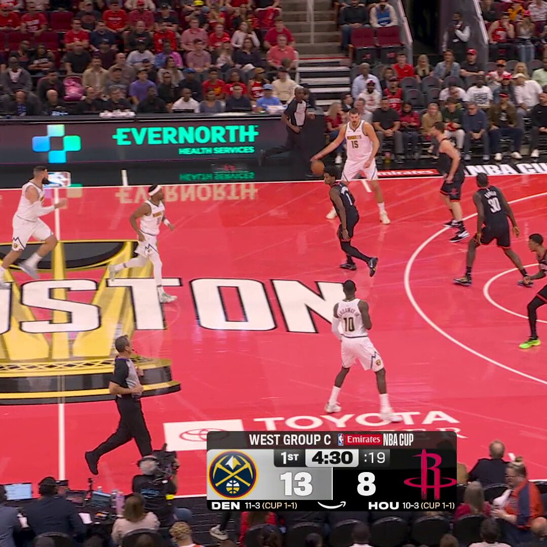 Nikola Jokić turns in another stellar performance! 

🃏 34 PTS
🃏 10 REB
🃏 9 AST
🃏 2 STL
🃏 4 3PM

Denver wins their 9th in 10 games and moves to 2-1 in West Group C! 