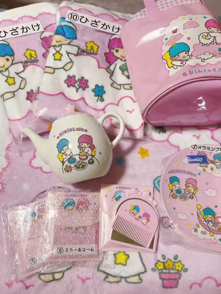 キキララくじ物欲発動しすぎてだめだめだった😭 ティーポットは友達が