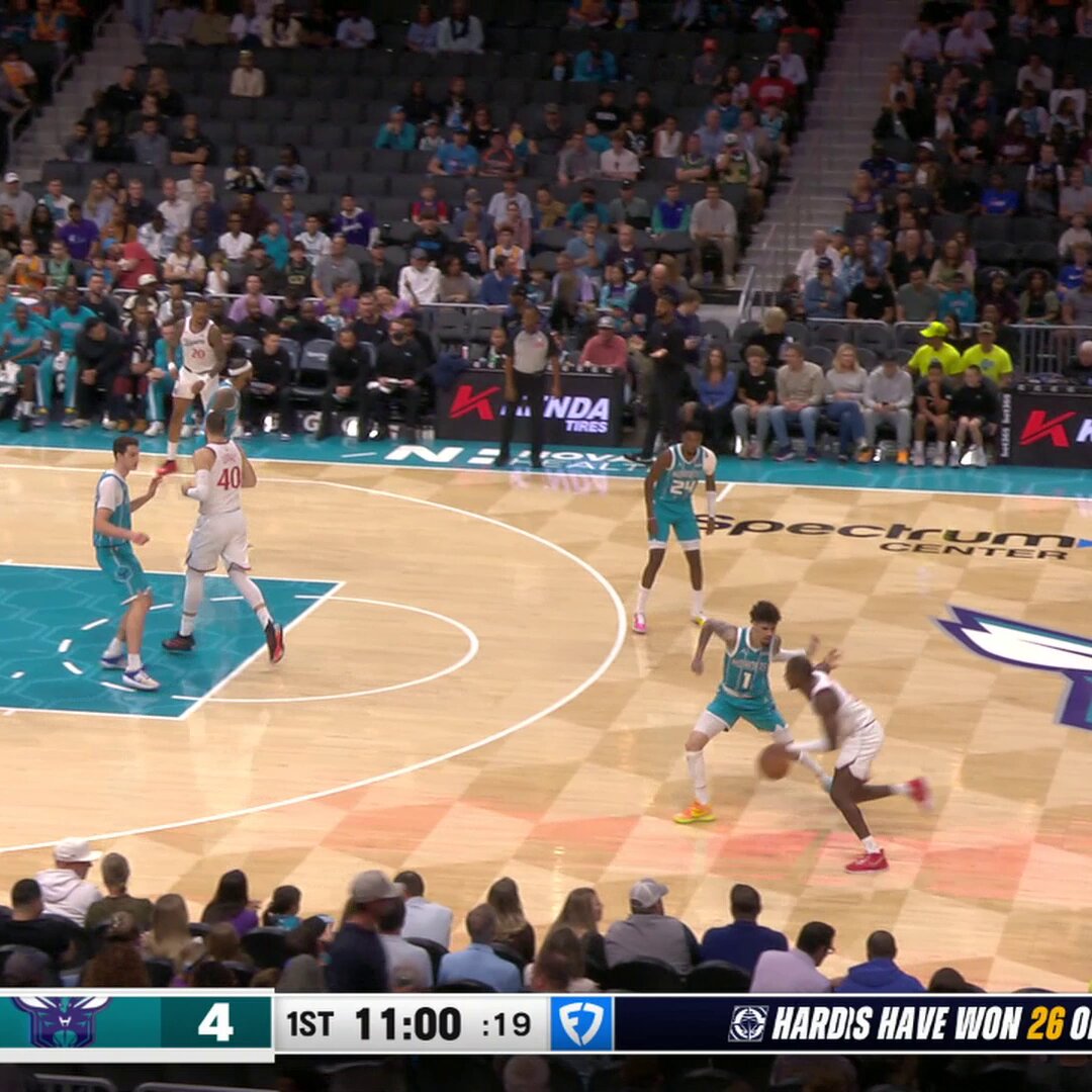 4 points the Harden way 😏 