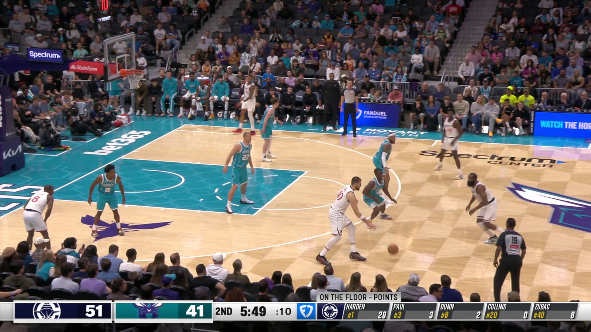 JAMES HARDEN UP TO 32 POINTS 

... and it's only the 2nd quarter!