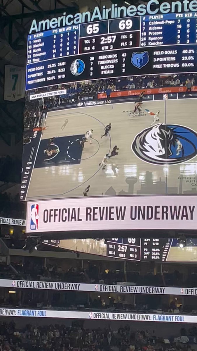 Santi Aldama appears to try to trip Cooper Flagg here. Flagg was visibility frustrated after the play.

Aldama was assessed a flagrant 1 after review. 

The Mavs fans let Aldama hear it in this video after seeing the replay. 