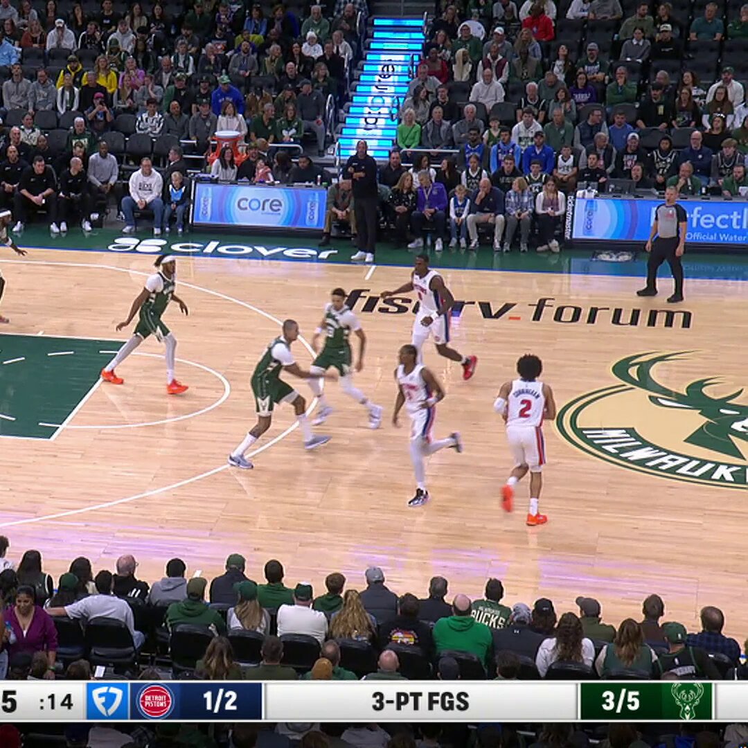 29 points.
10 dimes.
12th straight win.

Cade Cunningham was in command as the @DetroitPistons moved to 14-2! 