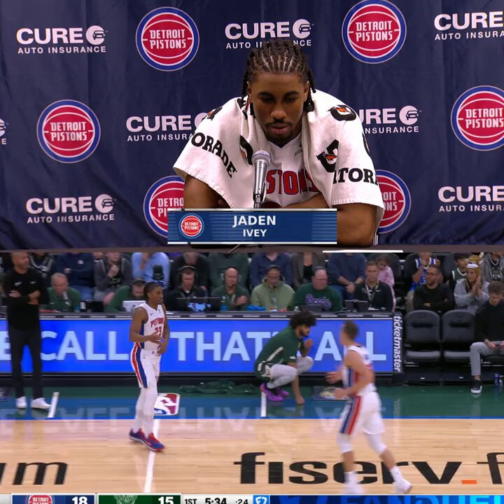 "Just cherish the moment."

Jaden Ivey on his return to the court for the first time in nearly 11 months, and doing so during his team's special run 💯 