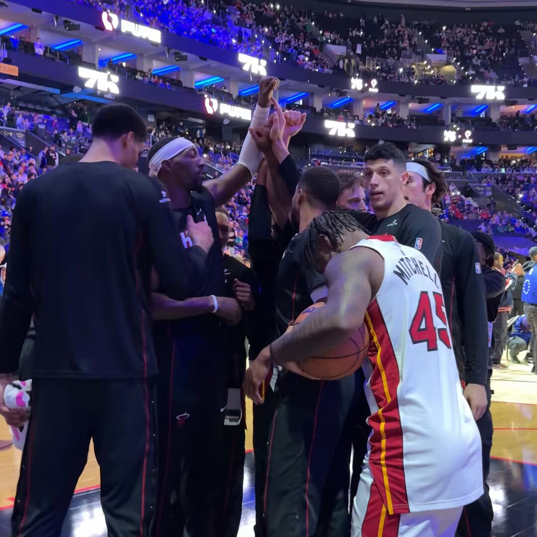 Getting it going in Philly! Make sure you’re tuned in on @FanDuelSN_Heat 👀 