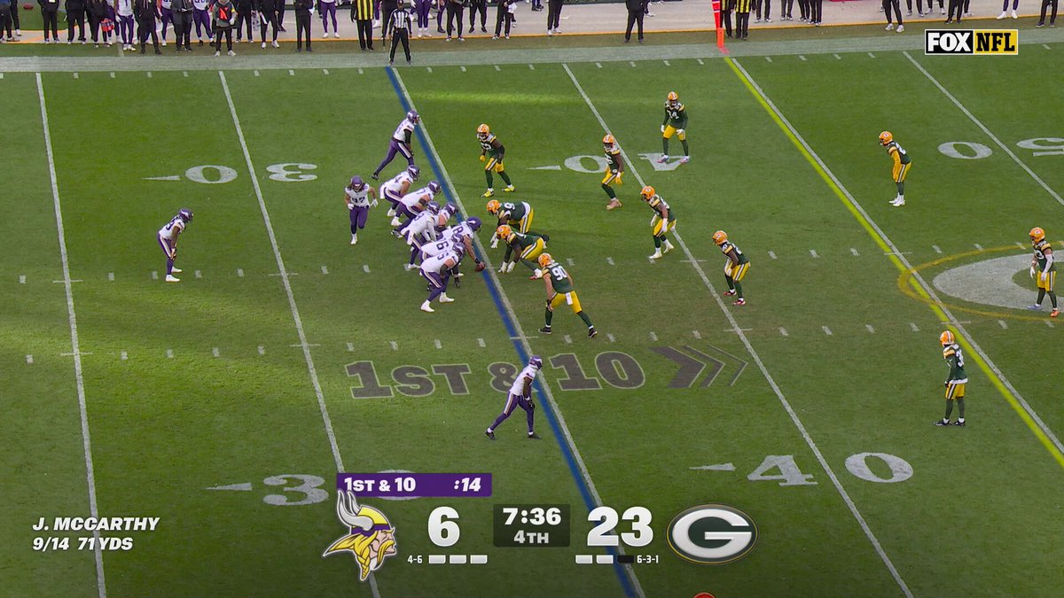 The @packers pick off McCarthy

📺: FOX 