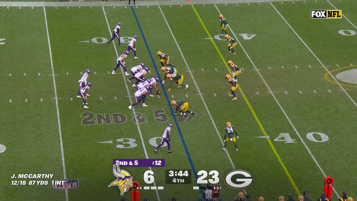 The @packers really hit the Skol chant celebration after picking off McCarthy again 💀

📺: FOX 