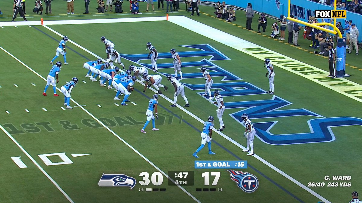 Second TD of the day for @chimdk11, this one a receiving TD!

📺: #SEAvsTEN on @NFLonFOX & NFL+ 