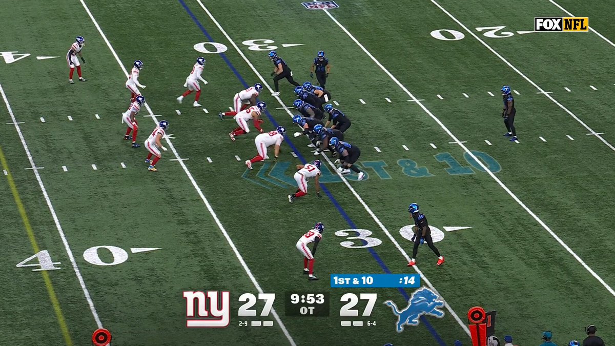 Gibbs to the HOUSE ‼️

#NYGvsDET 📺 FOX 