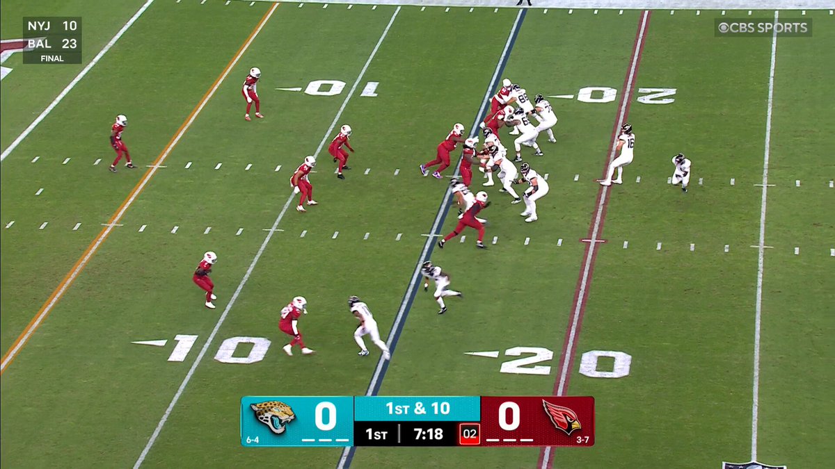 4 plays. 97 yards. 

@swaggy_t1 | #JAXvsAZ on CBS
