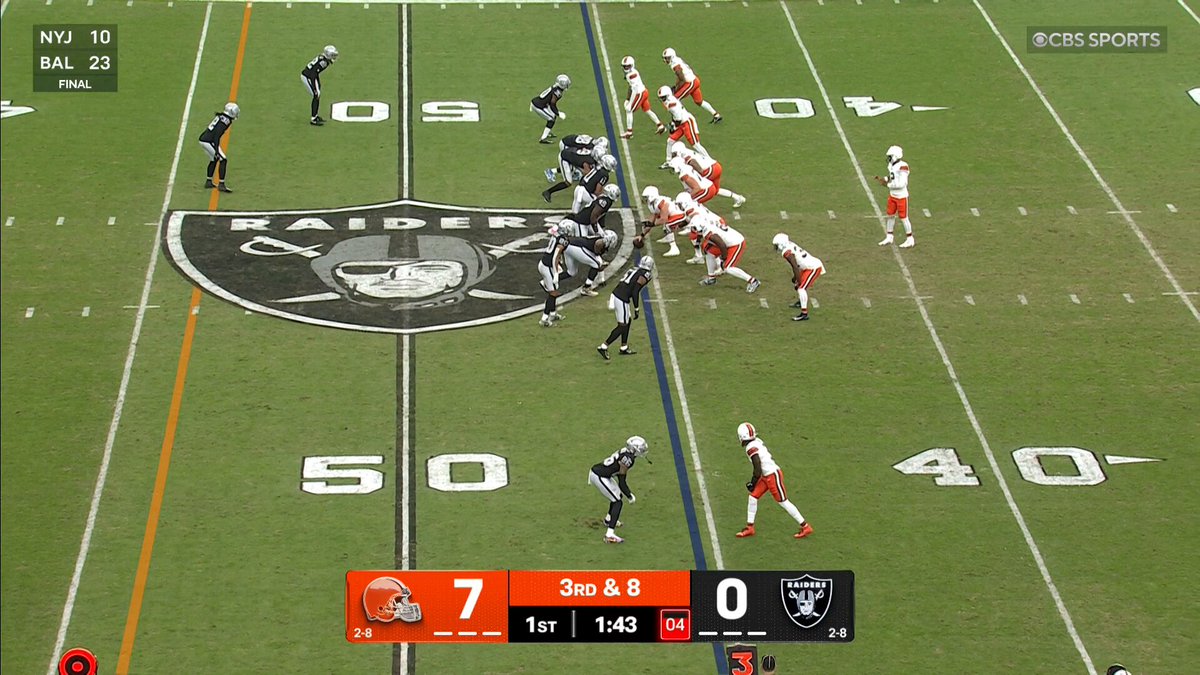 52 YARDS LET'S GO

#CLEvsLV on CBS and NFL+ 