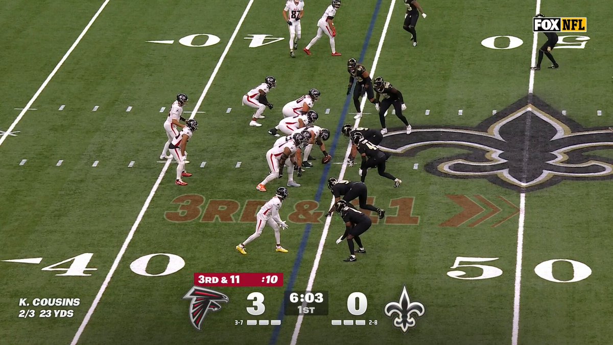 If there's a QB in a Falcons jersey, Cam Jordan will find a way to sack them.

📺 FOX 