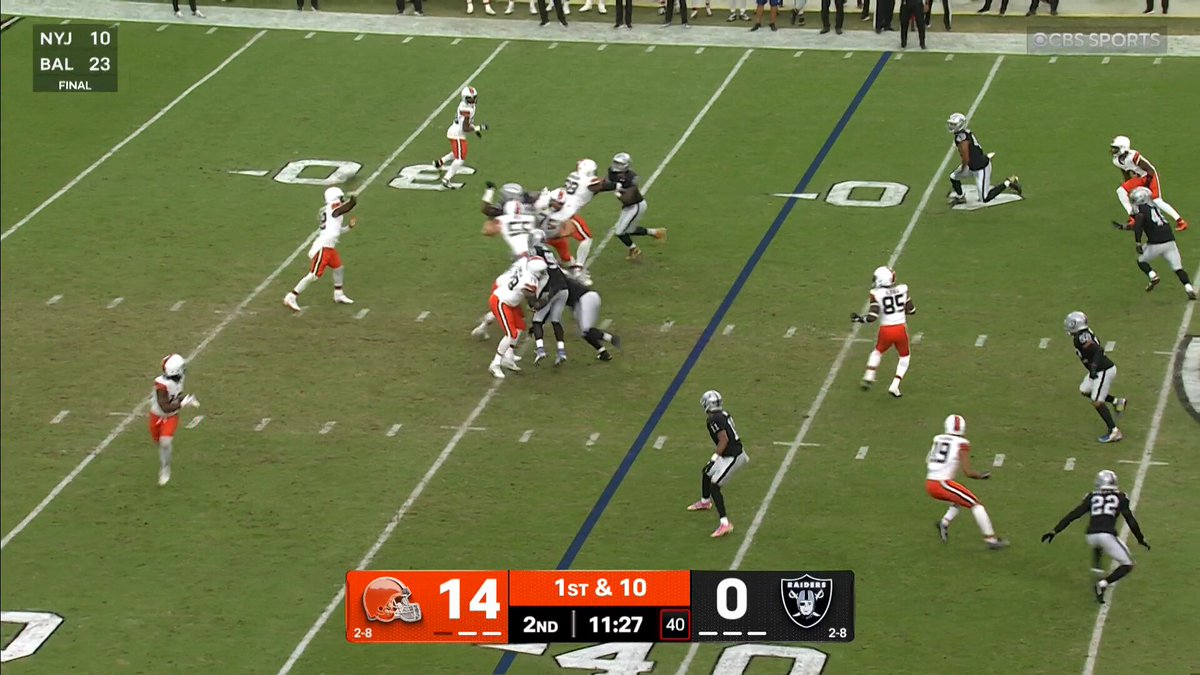 Snow balled ❄️

#CLEvsLV | 📺 CBS 