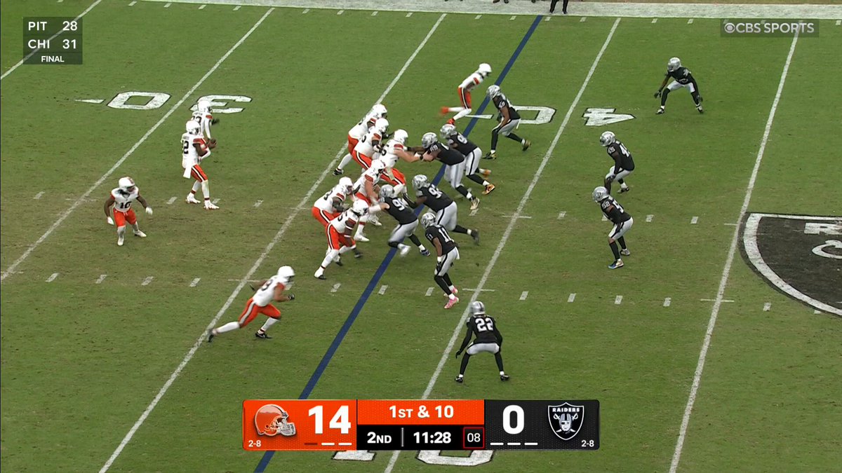 The Raiders pick off Shedeur Sanders ⬇️

(via @NFL) 
