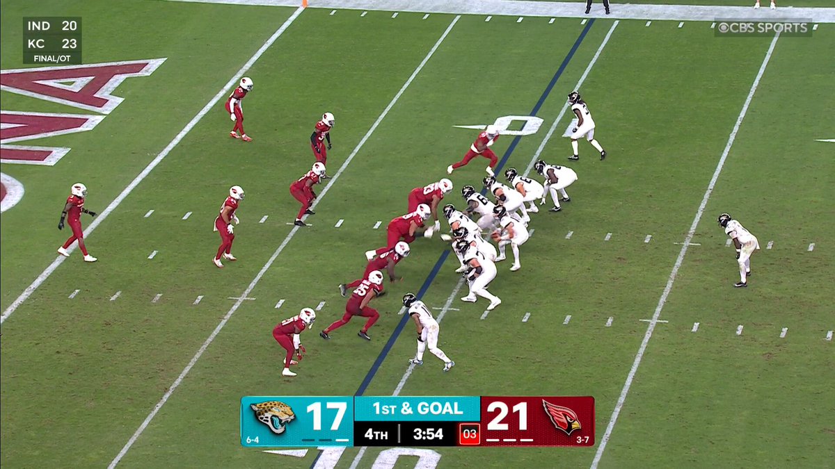 WHAT A DOT 🎯

@CPW11_ | #JAXvsAZ on CBS
