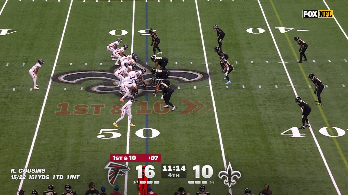 CRESCENT MOON, CRESCENT CITY

@KirkCousins8 🌙 @Darnell_M1 

FOX | NFL+ 