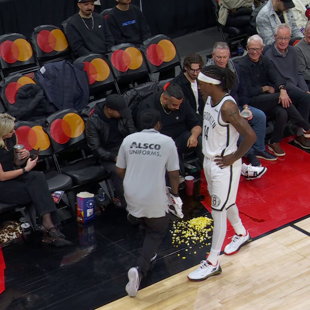 Spill break? 

Perfect chance for Terance Mann to get some popcorn 🤣 