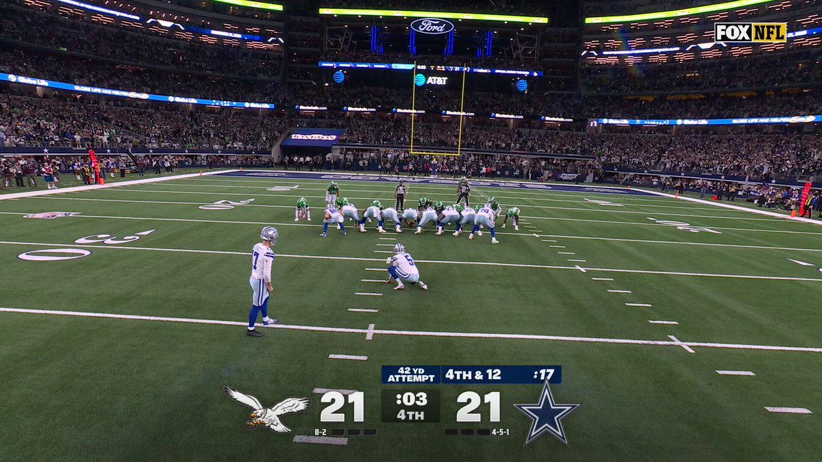 AUBREY FOR THE WIN! 🤯

WHAT A COMEBACK FOR THE @DALLASCOWBOYS!!! 
