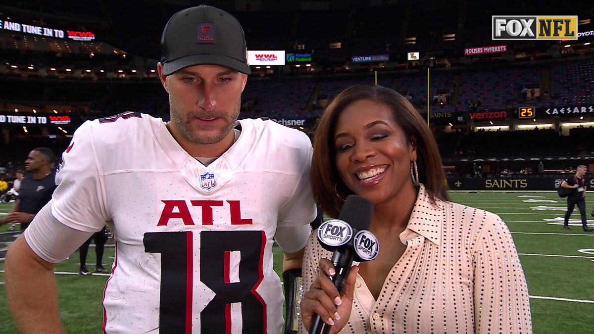 "It was fun to compete. Fun to be in the fight and I was grateful for the opportunity to do it." 

@Kristina_Pink caught up with @KirkCousins8 after the @AtlantaFalcons snapped their 5-game losing streak ⬇️ 