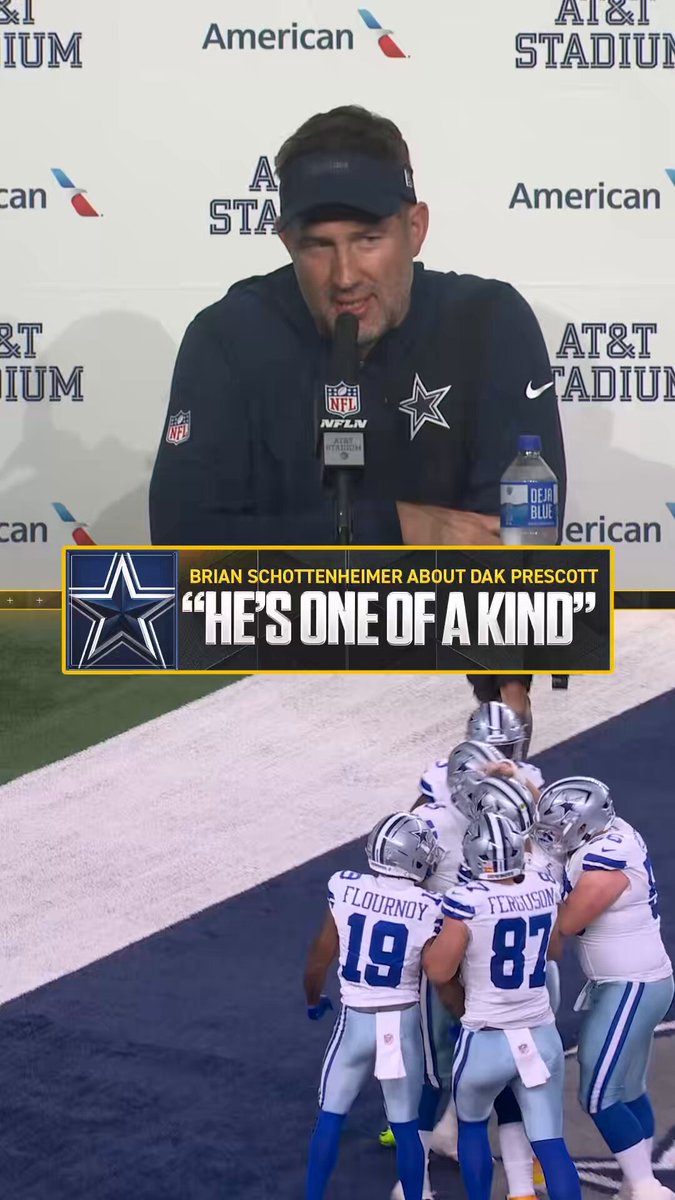 Brian Schottenheimer on @dak becoming the all-time passing yards leader for the Cowboys 🤠

(via @dallascowboys) 