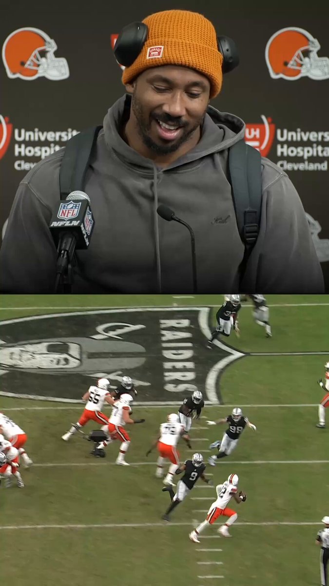 "That was a hell of a throw."

Myles Garrett on Shedeur's deep ball to Isaiah Bond. 