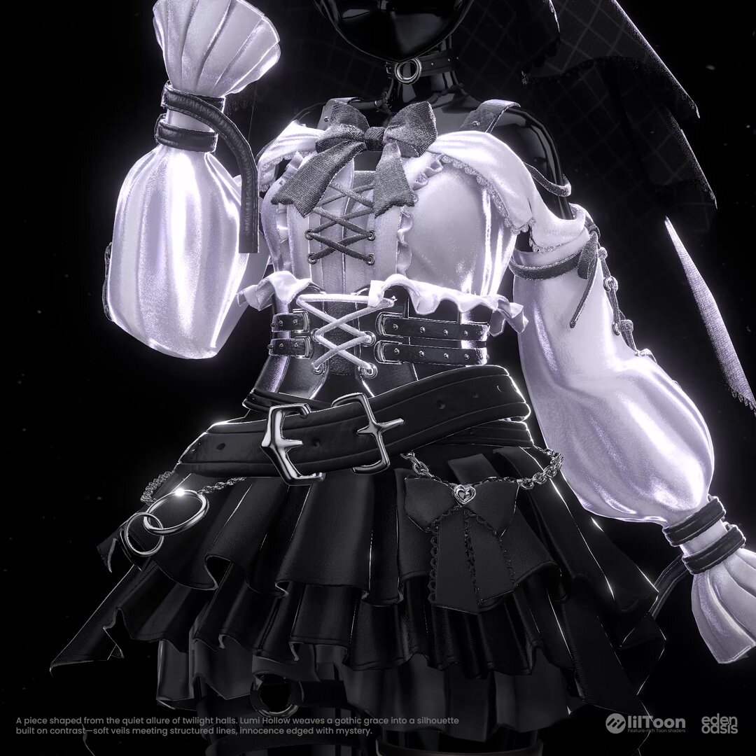 新作WIP – 第2弾動画公開✨ 深黒と純白が交差する瞬間、 質感の