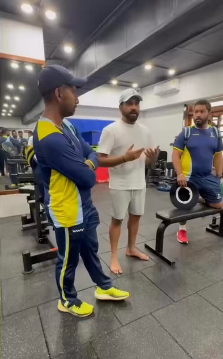 Rohit Sharma with Wriddhiman Saha Picture