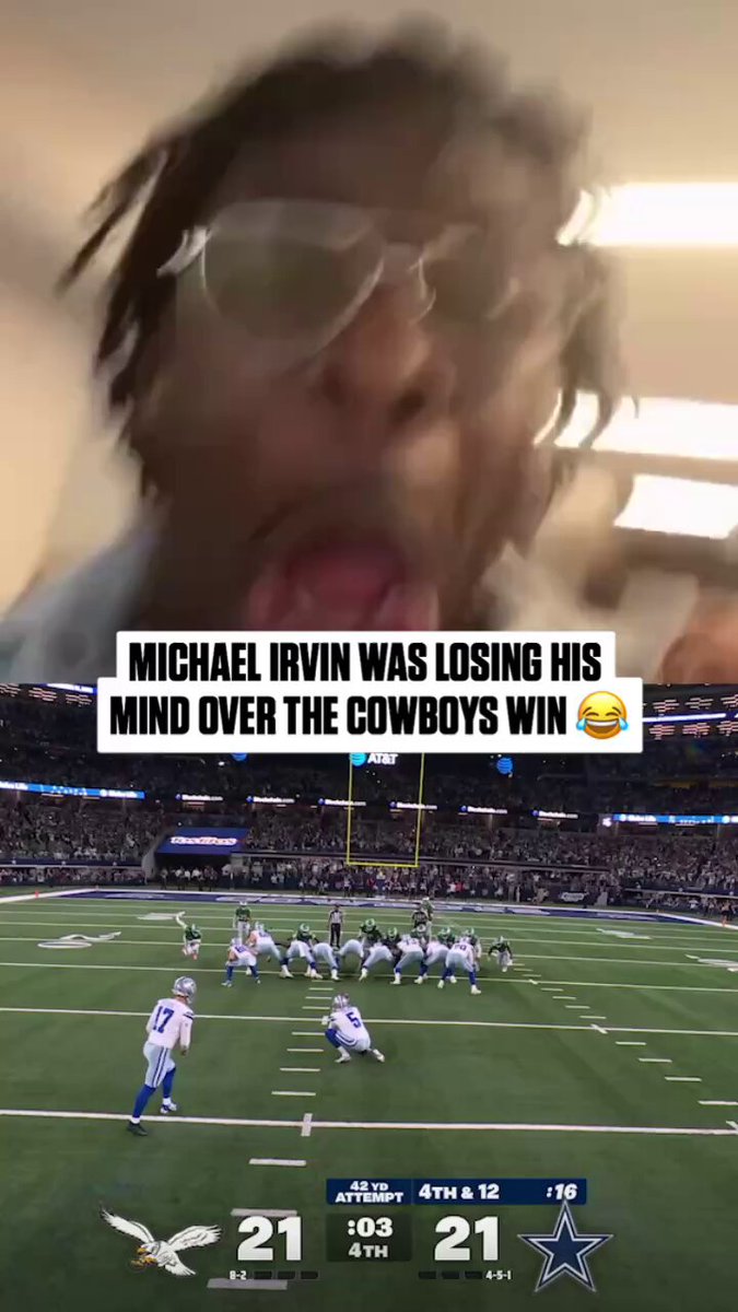 Just got dizzy watching this 😵‍💫 @DallasCowboys

(via @michaelirvin88) 