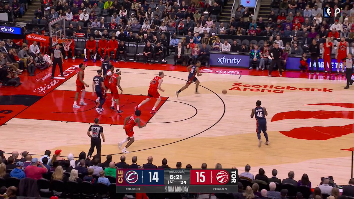 3 early dimes for Spida 🙌

Cavs visiting the Raptors on Peacock! 