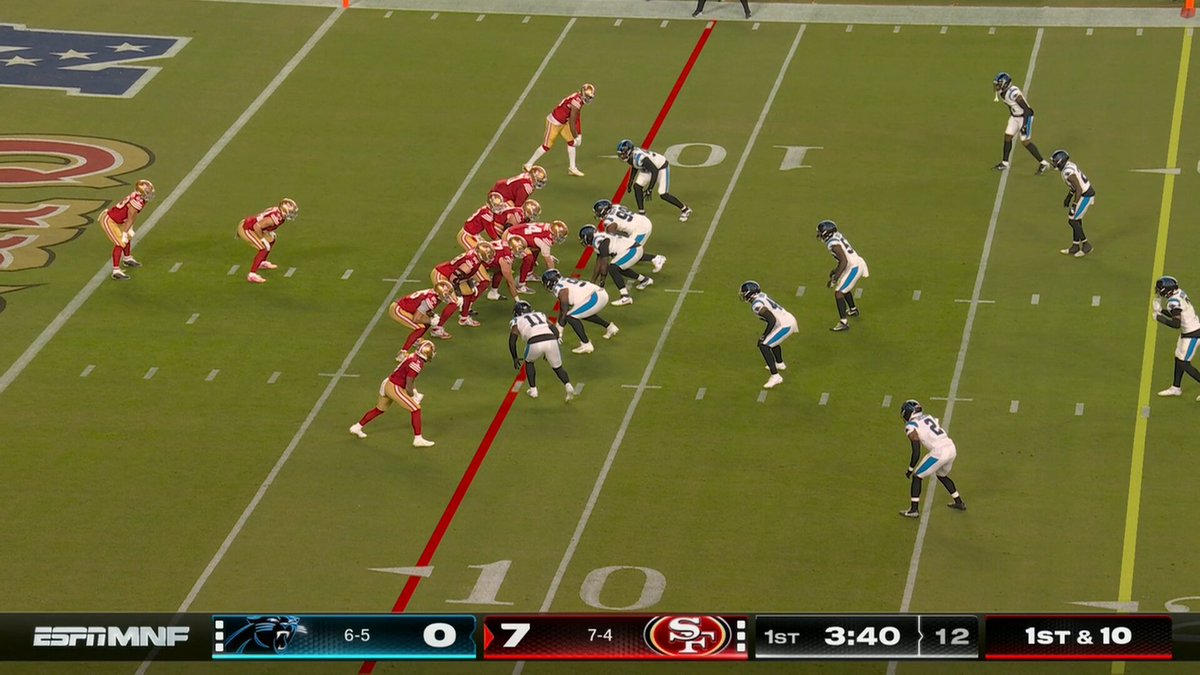 Jaycee Horn will take that!

CARvsSF on ESPN/ABC
Stream on @NFLPlus and ESPN App 