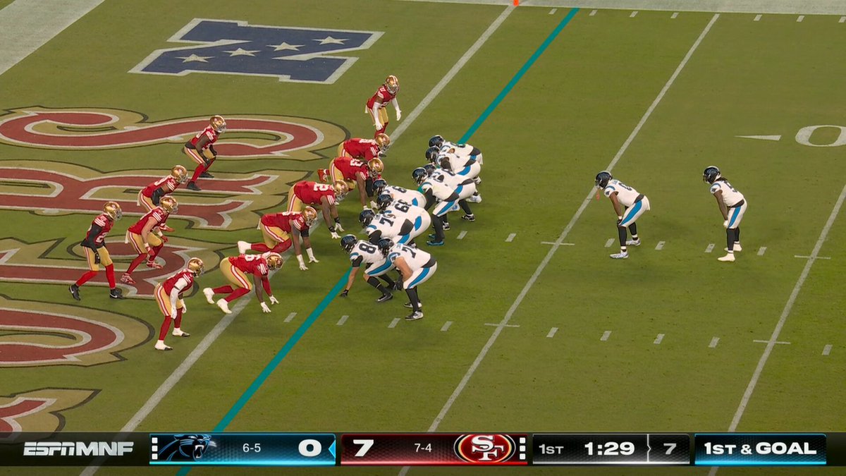 Ji'Ayir Brown takes it right back for San Francisco!

CARvsSF on ESPN/ABC
Stream on @NFLPlus and ESPN App 