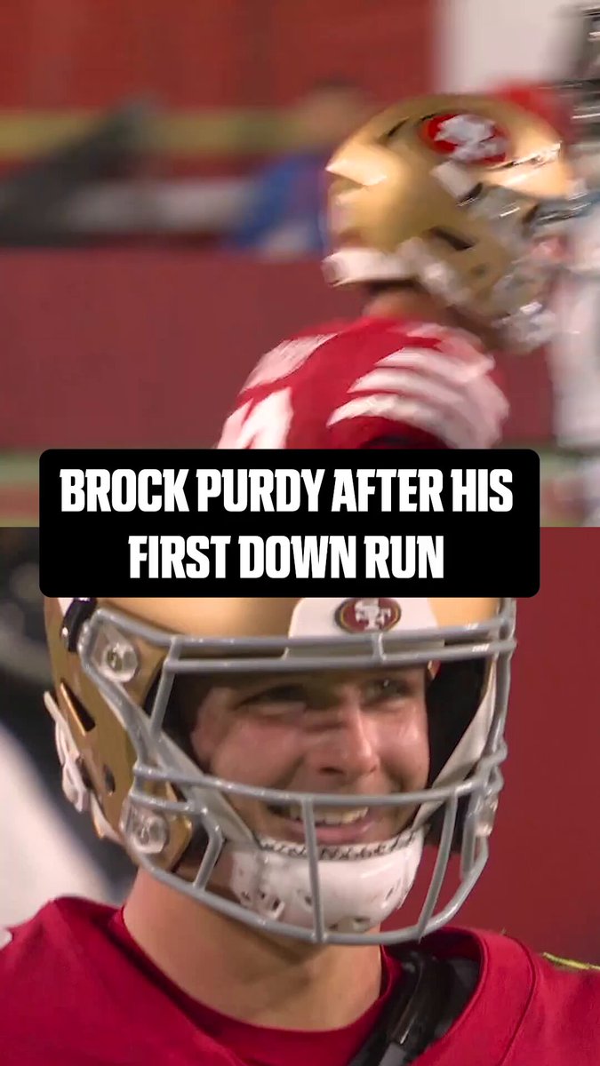 Brock Purdy's first down celly 😁 
