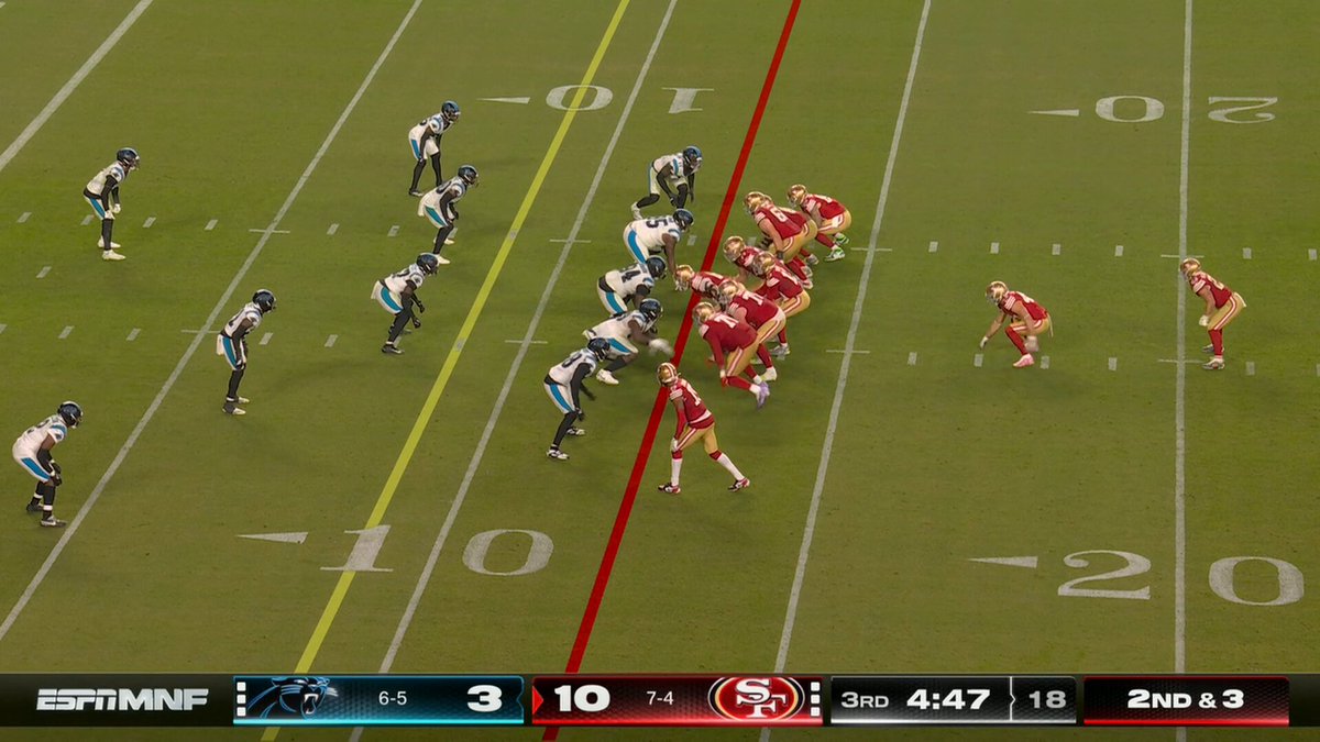 CMC with beautiful blocking ahead for a TD against his former team!

CARvsSF on ESPN/ABC
Stream on @NFLPlus and ESPN App 
