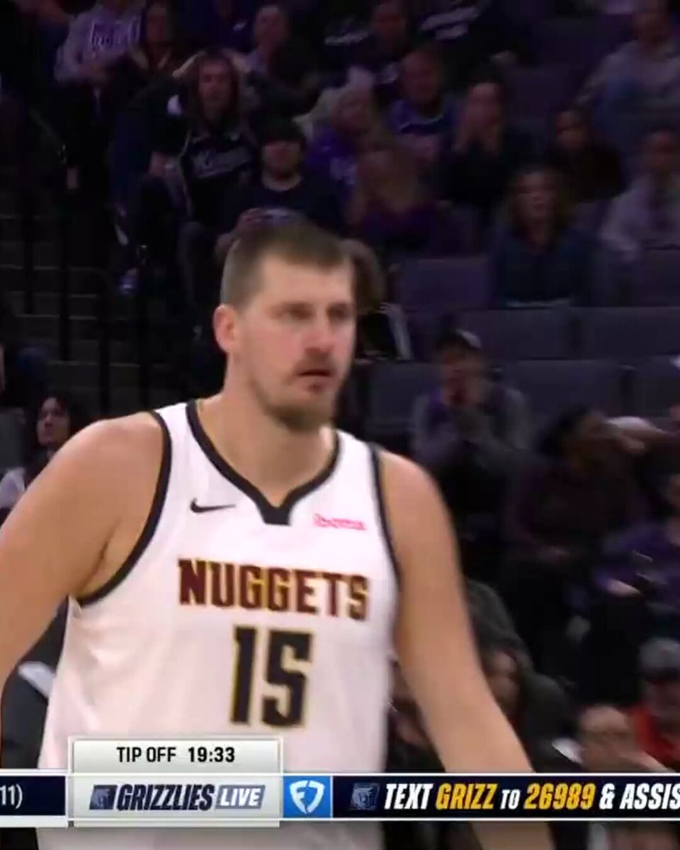 Nikola Jokic is really a nonchalant hooper 😭🔥

The Joker drops another triple-double and gets the W in Memphis 💪 