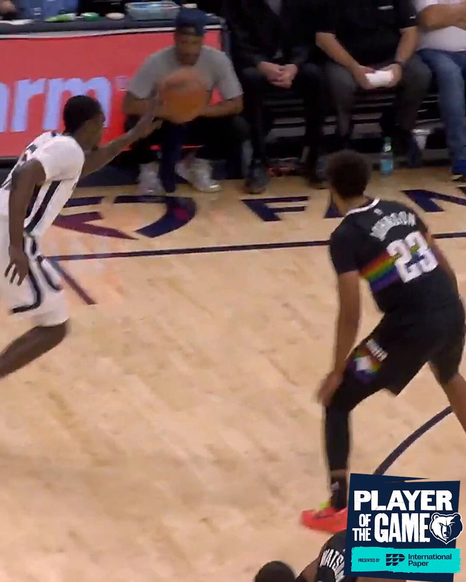 .@jaylenwells is tonight's Player of the Game presented by @IntlPaperCo 