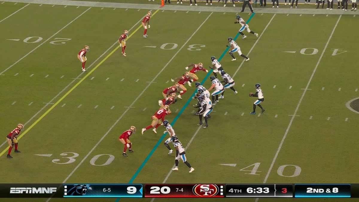 Ji'Ayir Brown intercepts Bryce Young for the 2nd time tonight!

CARvsSF on ESPN/ABC
Stream on @NFLPlus and ESPN App 