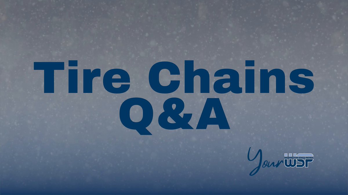 タイヤチェーン、ウォーカー警官に確認！